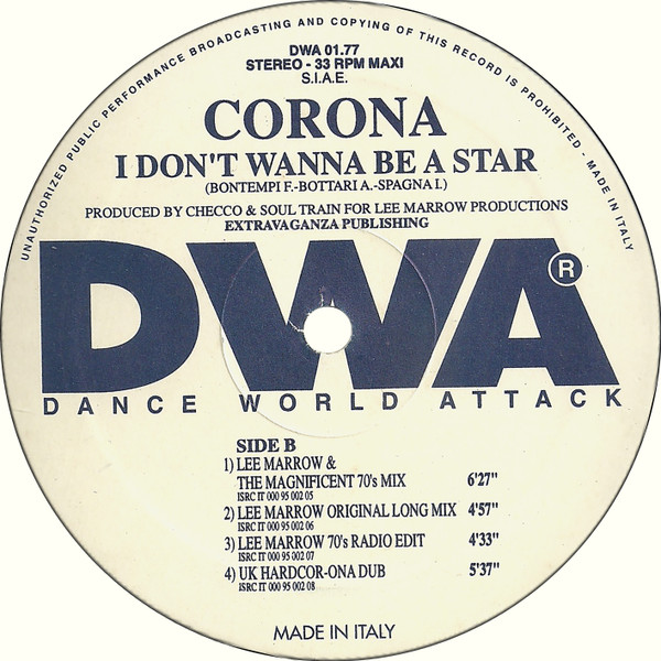 I Don't Wanna Be A Star - Secondary image