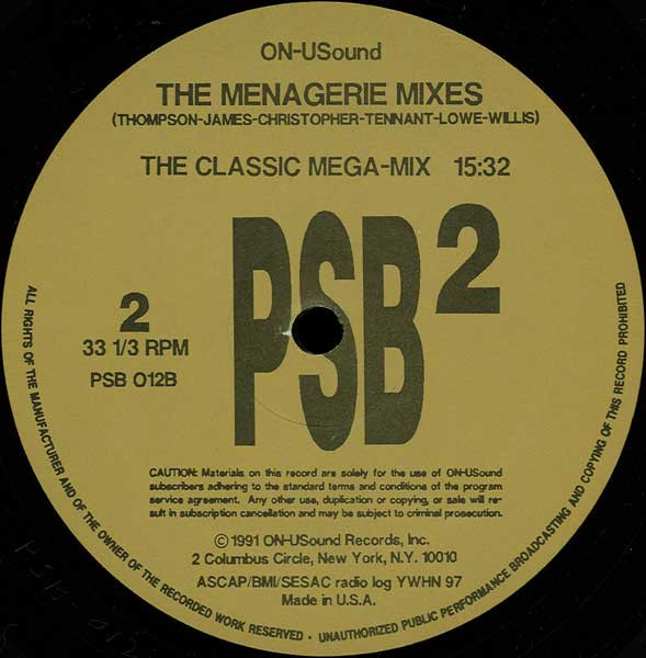 The Menagerie Mixes