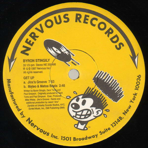 Get Up (The New York Underground Remixes By Mateo & Matos And Jason Jinx) - Secondary image
