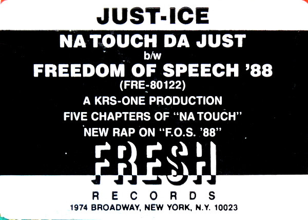 Na Touch Da Just / Freedom Of Speech '88 - Secondary image