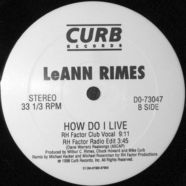 How Do I Live (Dance Mix) - Secondary image