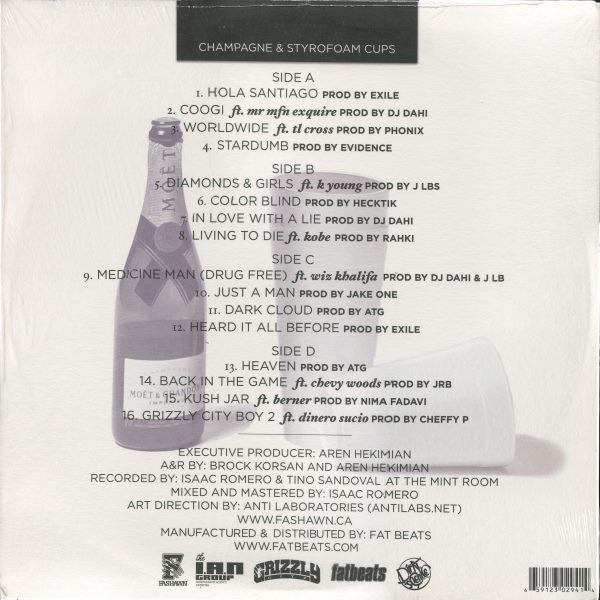 Champagne & Styrofoam Cups - Secondary image