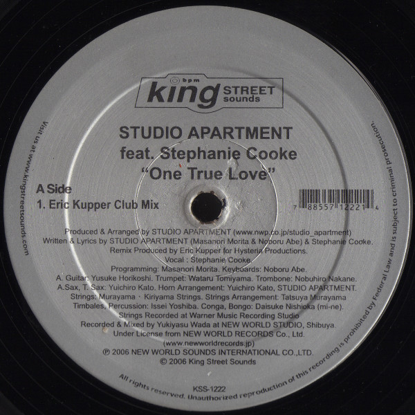 One True Love (Remixed By Eric Kupper)