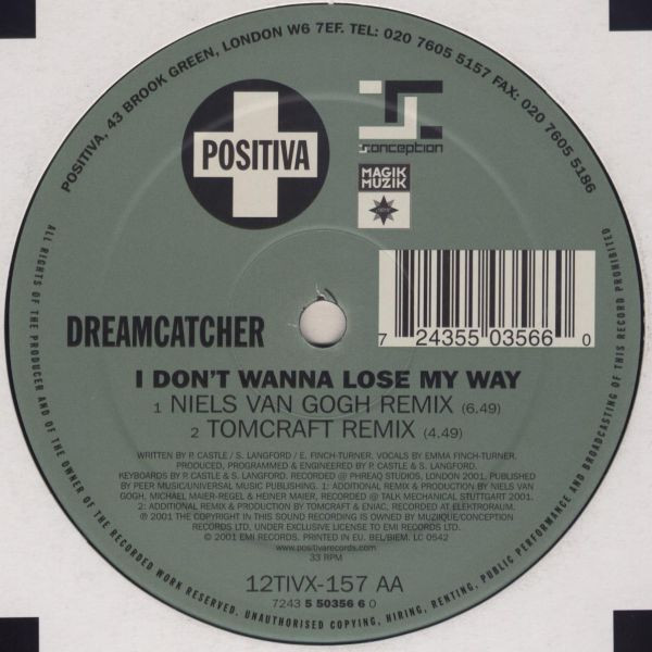 I Don't Wanna Lose My Way     12"(2 Of 2) - Secondary image