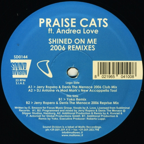 Shined On Me (2006 Remixes)