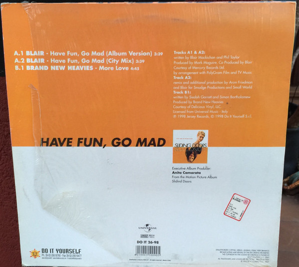 Have Fun, Go Mad - Secondary image