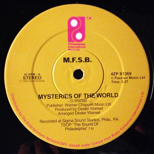 Mysteries Of The World / Let's Clean Up The Ghetto (Instrumental)