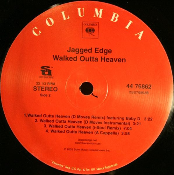 Walked Outta Heaven (The Remixes) - Secondary image