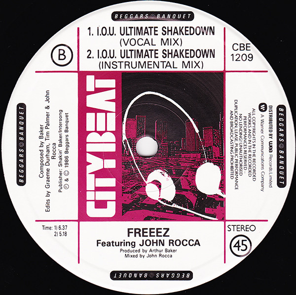 I.O.U. (The Ultimate Mixes '87) - Secondary image
