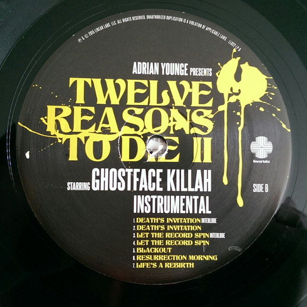 Twelve Reasons To Die II (Instrumental) - Secondary image