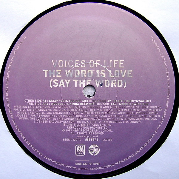 The Word Is Love (Say The Word) - Secondary image
