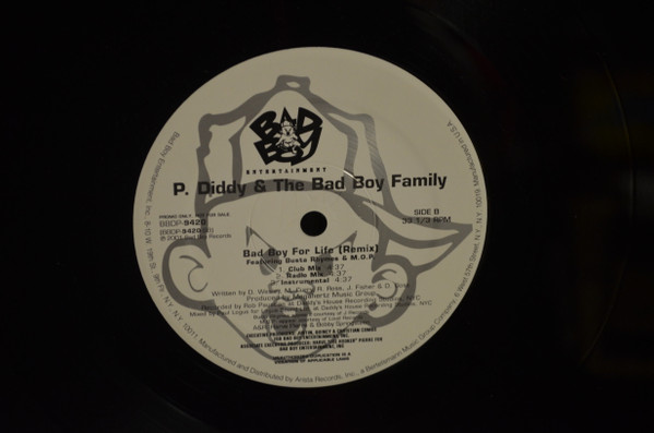 Special Delivery / Bad Boy For Life (Remix) - Secondary image
