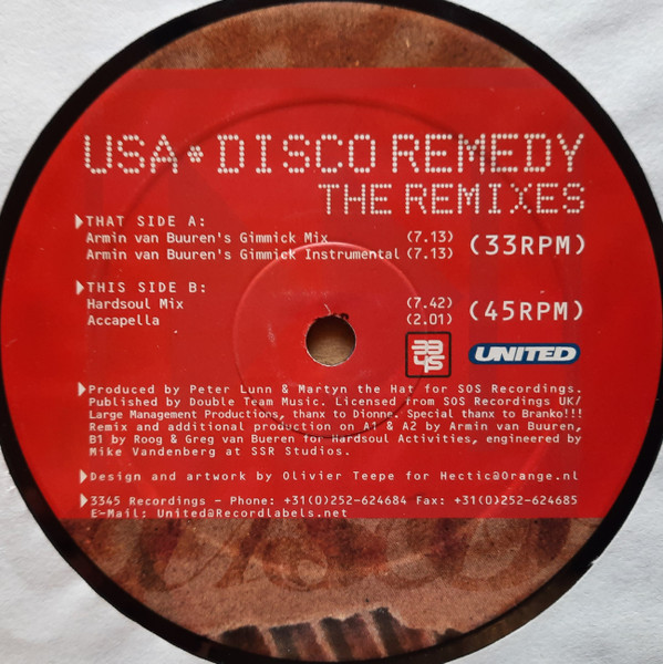 Disco Remedy (Remixes) - Secondary image