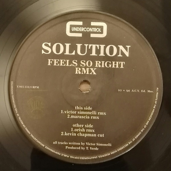 Feels So Right (Remix) - Secondary image