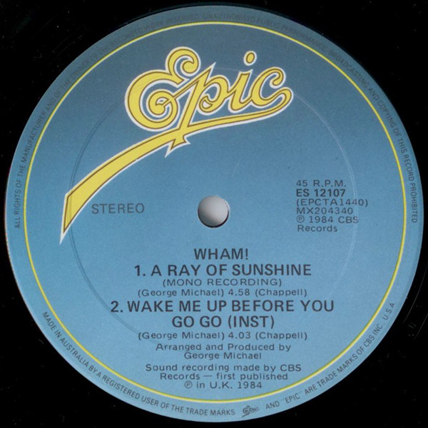 Wake Me Up Before You Go-Go - Secondary image