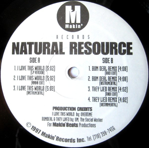  I Love This World / Bum Deal (Remix) / They Lied (Remix) 