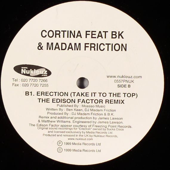 Music Is Moving / Erection (Take It To The Top) - Secondary image