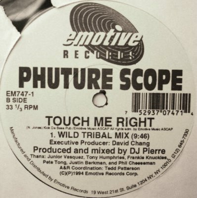 What Is House Muzik? / Touch Me Right - Secondary image